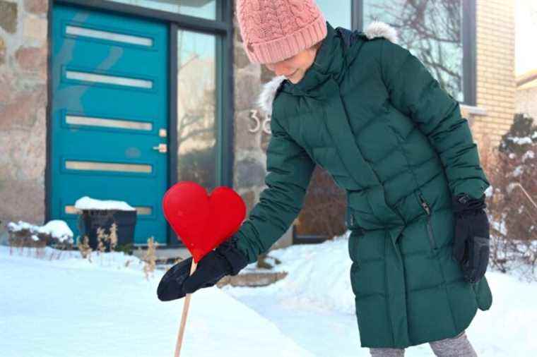 A garden of hearts for Tel-Jeunes