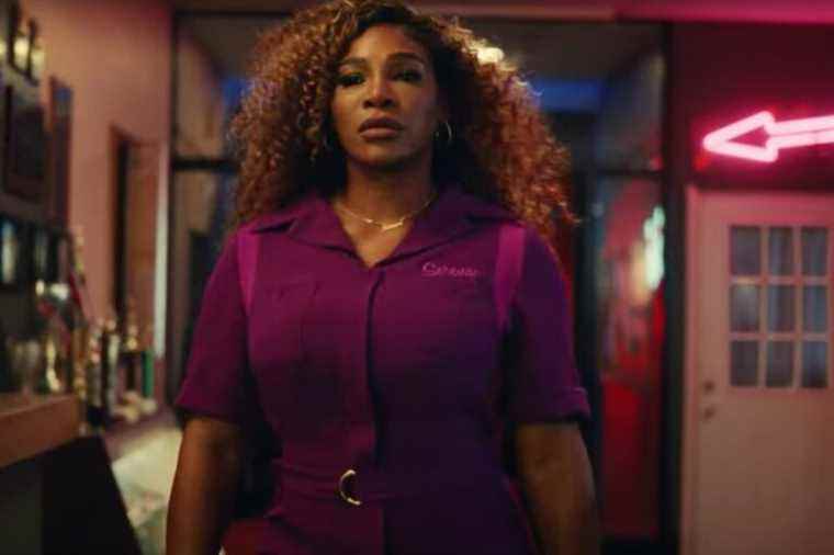 Aired during the Super Bowl |  Serena Williams in a Michelob ad