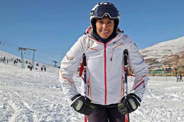 Alpine skiing |  An Iranian woman wants to show that there is snow in her country