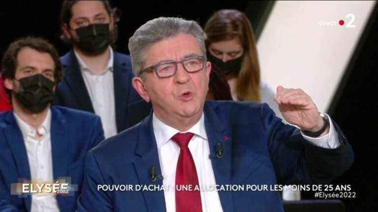 Anne-Sophie Lapix knocked out by Jean-Luc Mélenchon live!