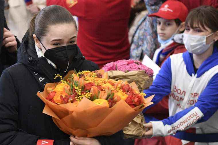 Back in Moscow |  After the tornado, Kamila Valieva begins a long journey