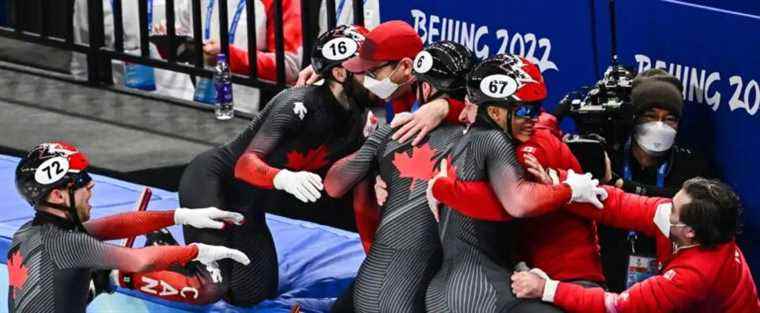 Canada 1st in the 5000m: a golden end to Olympic career for Charles Hamelin