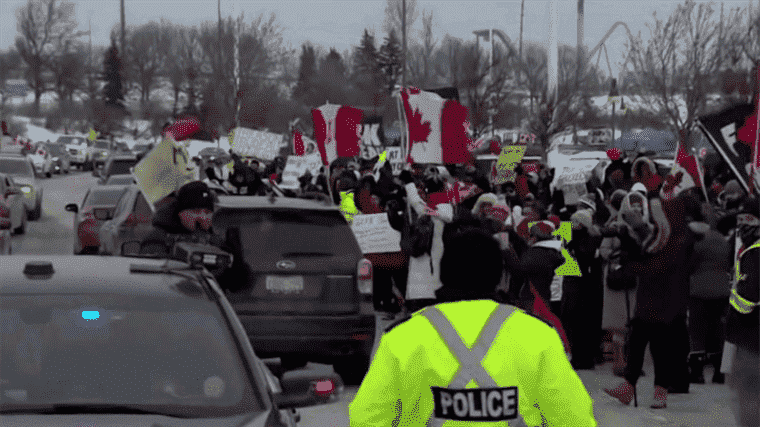 Canada: a wave of antivax demonstrators blocks the capital