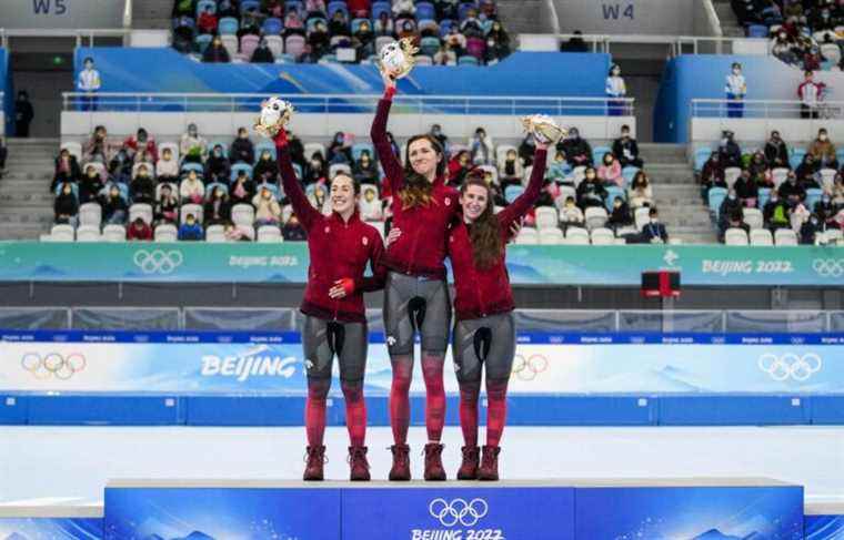 Canadians win pursuit gold