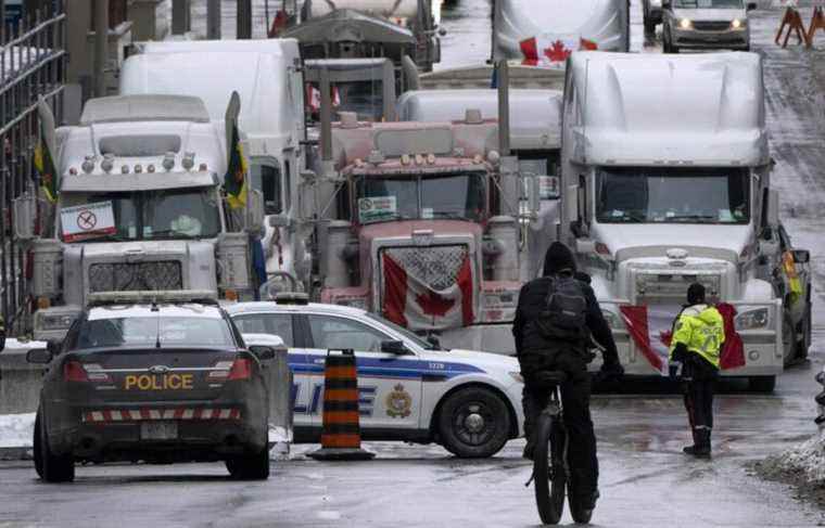 Convoy of truckers in Ottawa: the demonstration is not peaceful, according to the police