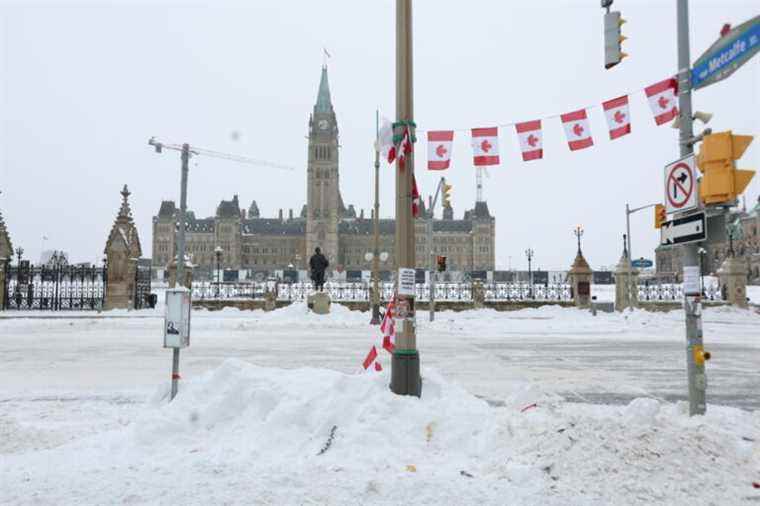 Dead calm in downtown Ottawa