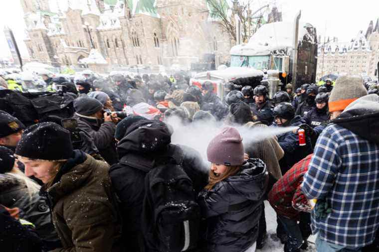 Demonstration in Ottawa |  170 protesters arrested since Friday