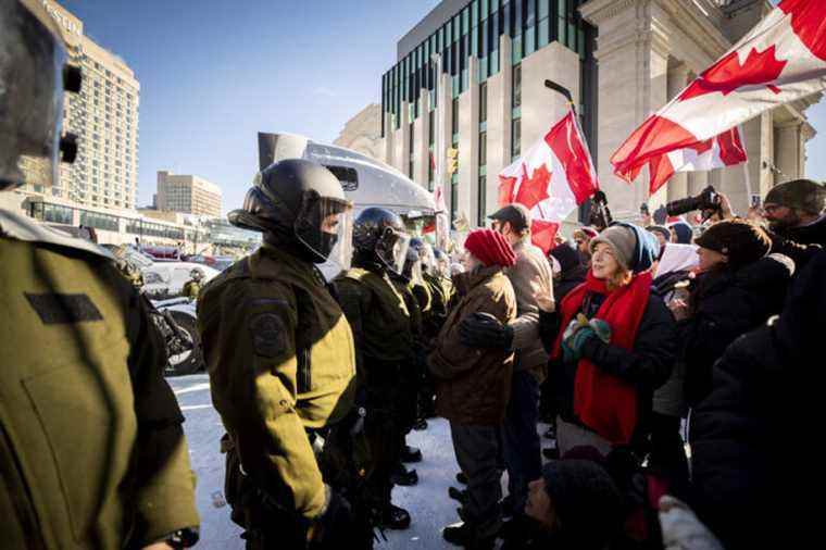 Demonstration in Ottawa |  A civil law “nuclear bomb” to freeze organizers’ assets