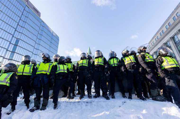 Demonstration in Ottawa |  The noose is tightening, 170 demonstrators arrested since Friday