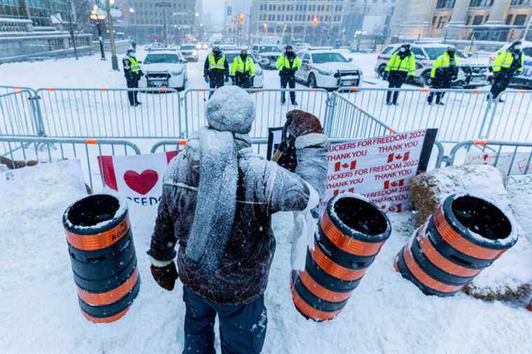 Demonstration in Ottawa |  The police operation continues