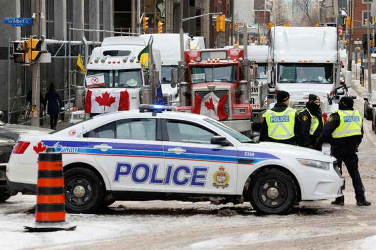 Demonstration in Ottawa |  Trudeau is not ready to deploy the army