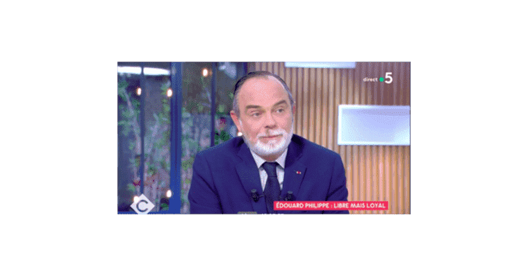 Edouard Philippe back: his completely white beard does not go unnoticed