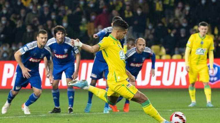 FC Nantes en route to the semi-final after their success against Bastia