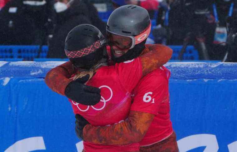 Grondin and O’Dine win bronze in mixed team snowboard cross