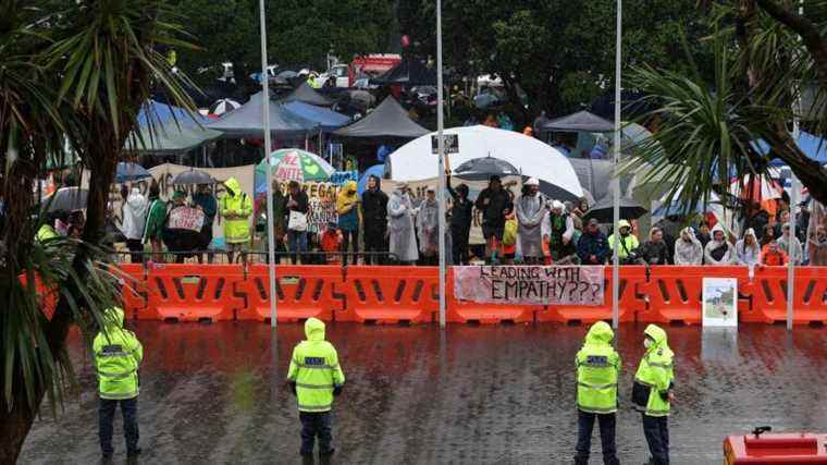 In New Zealand, the idea of ​​​​using the “Macarena” or “Baby Shark” to disperse protesters annoys the police