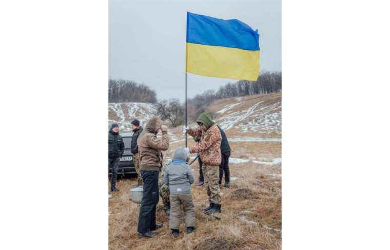 In pictures |  Self-defense formations in Ukraine in the eye of Valérian Mazataud