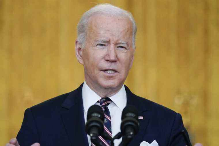 Joe Biden condemns “the beginning of a Russian invasion of Ukraine”