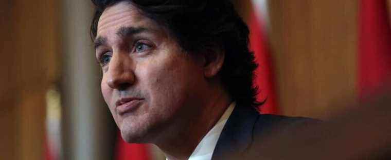 Justin Trudeau takes part in the emergency debate on the demonstration in Ottawa