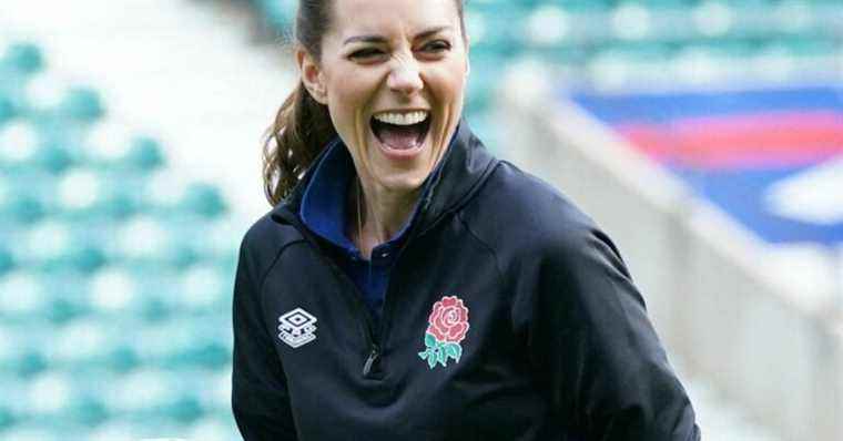 Kate Middleton in tracksuit and cleats: the Duchess impresses in full training