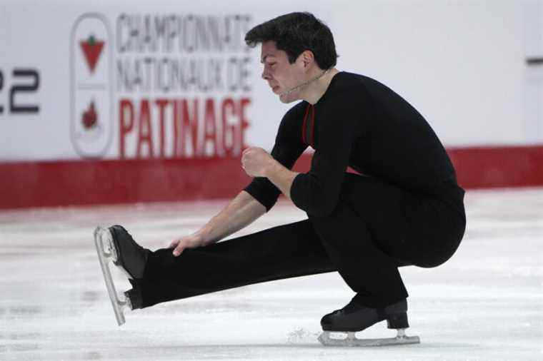 Keegan Messing on his way to joining the Canadian team