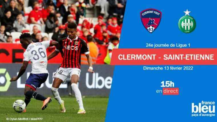 LIVE – Ligue 1: follow the match of Clermont Foot against AS Saint-Etienne