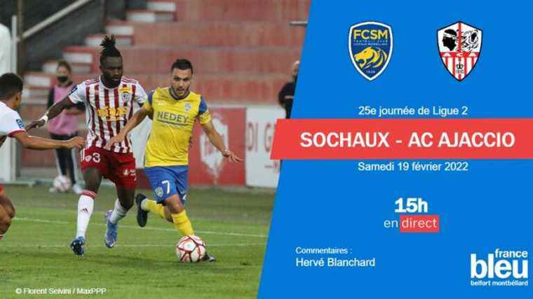 LIVE – Ligue 2: experience the Sochaux-Ajaccio match