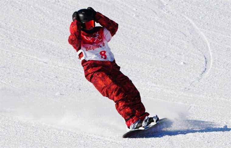 Laurie Blouin finishes just off the podium in slopestyle