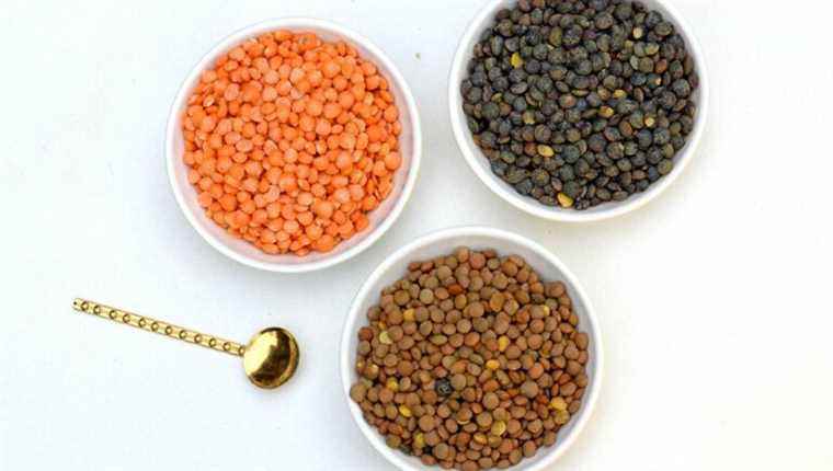 Lentils are good.  We cook them together