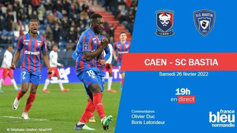 Ligue 2 (J26): Caen and Bastia compete for maintenance