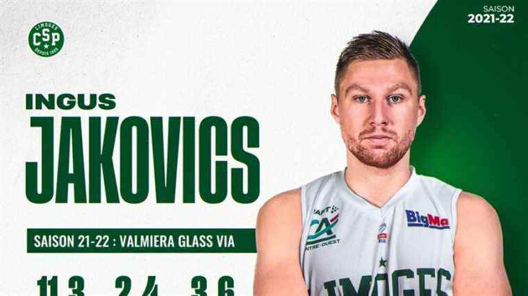 Limoges CSP strengthens with the signing of Latvian leader Ingus Jakovics