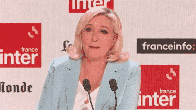 Marine Le Pen (RN) puts forward her proposals so that “we don’t end up with a war”