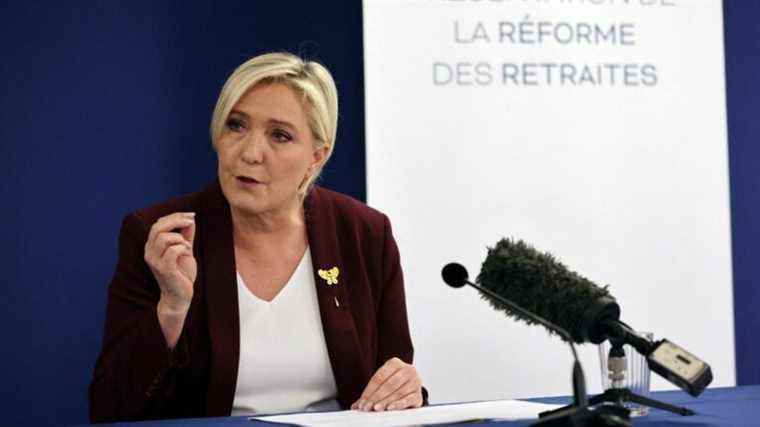 Marine Le Pen clarifies her pension reform project