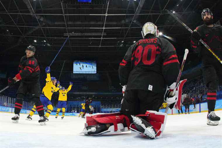 Men’s hockey |  Canada loses 2-0 to Sweden