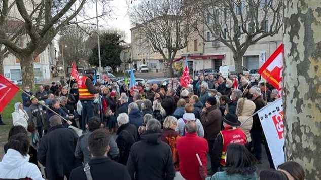 More than two hundred people in Ales showed their support for Ukraine