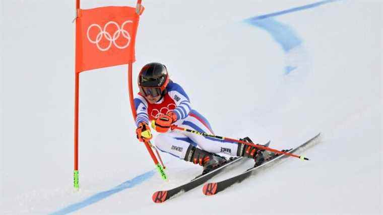 No medal in giant slalom for Tessa Worley after a fall in the second run