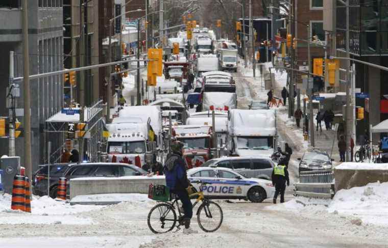 Occupation of truckers: Ottawa police want to “isolate” protesters