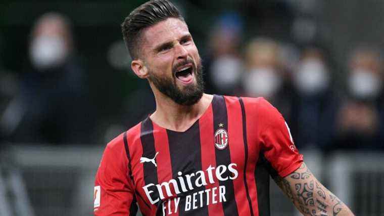 Olivier Giroud scores another double with AC Milan, which sharply eliminates Lazio