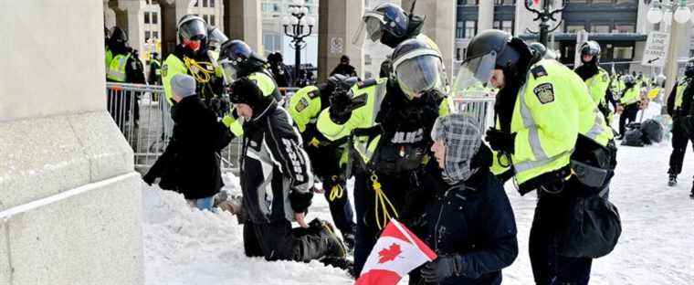 Quiet morning in Ottawa, more than 190 arrests