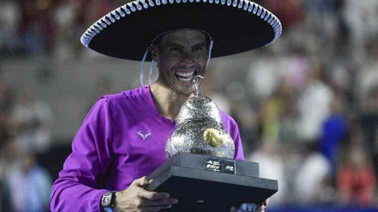 Rafael Nadal wins the Acapulco tournament and remains undefeated in 2022