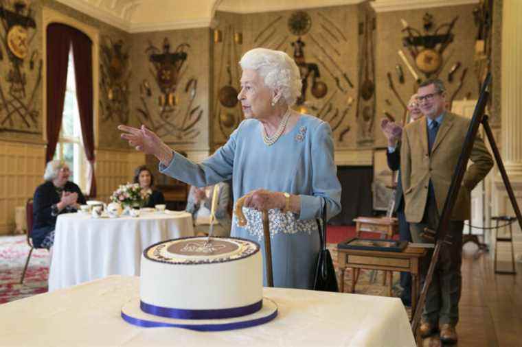 Rare public appearance of Elizabeth II before her 70-year reign