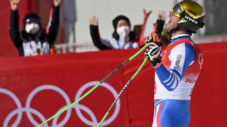 Savoyard Johan Clarey silver medalist in the men’s Olympic downhill