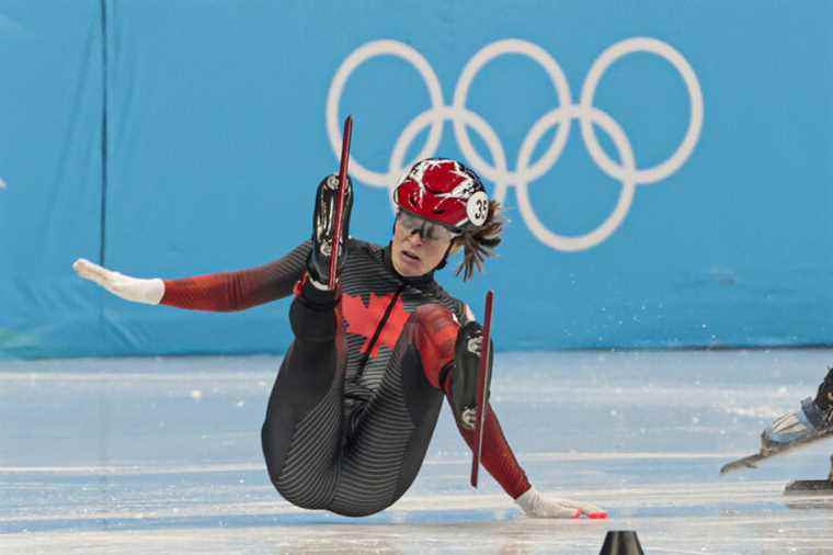 Short Track |  Kim Boutin falls in 1000m preliminaries, Canada in relay final