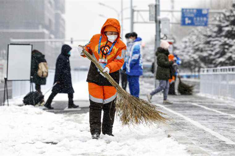 Snow disrupts the Games