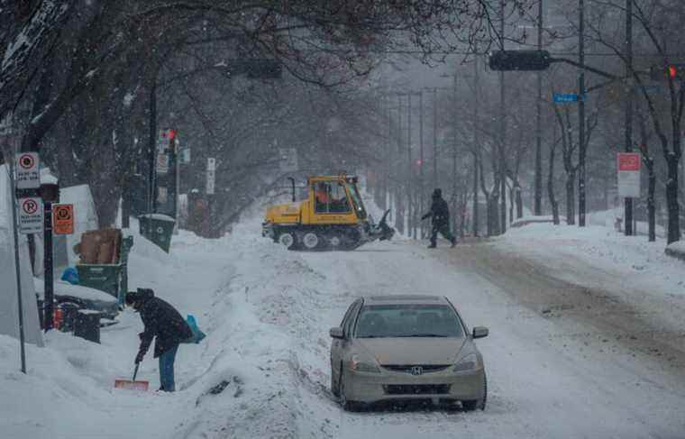 Snow loading in Montreal will end on Thursday