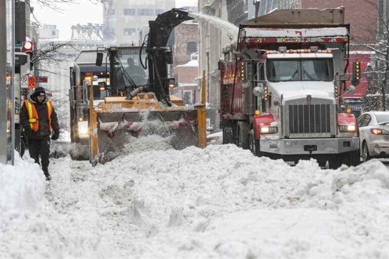 Snow removal in Montreal |  A fourth loading operation will begin by Sunday