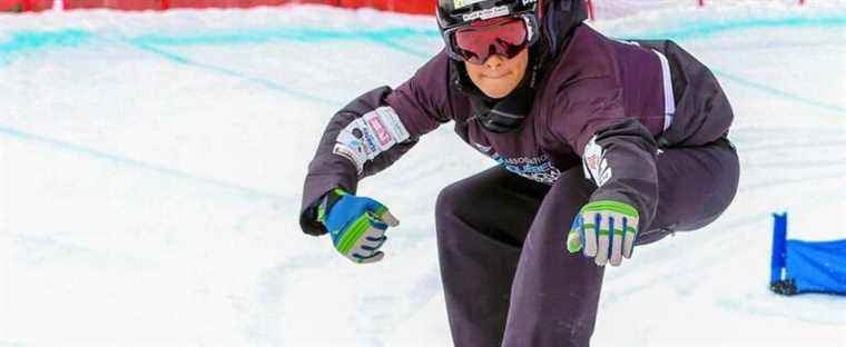 Snowboard cross: Eliot Grondin dominates in qualifying