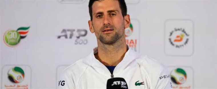 Tennis: Novak Djokovic back in Dubai