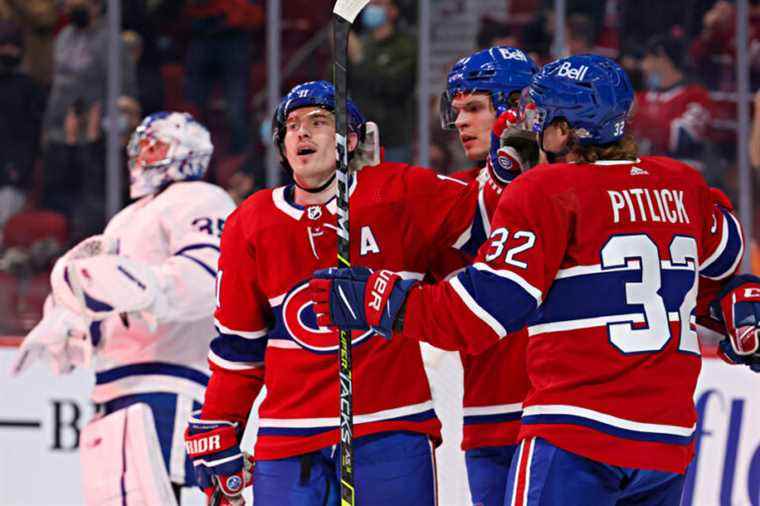 The Canadiens have a 5-2 advantage over the Maple Leafs