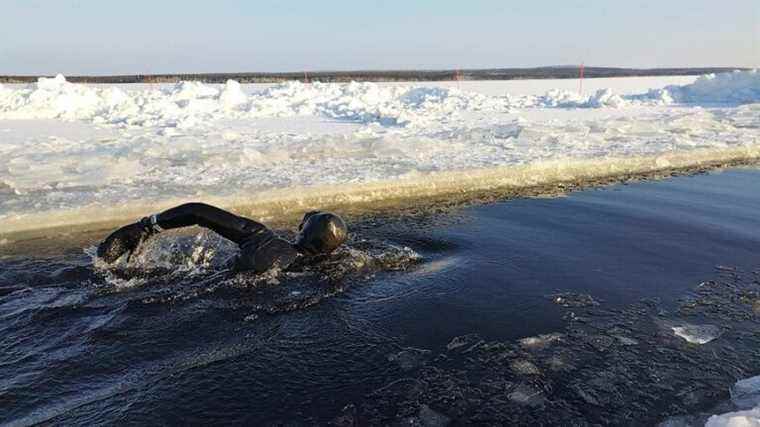 The Roannais Ludovic Chorgnon embarks on a completely frosty challenge