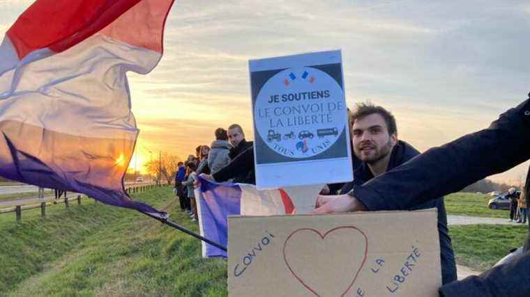 The convoys of freedom stopped in Orleans before going to demonstrate in Paris